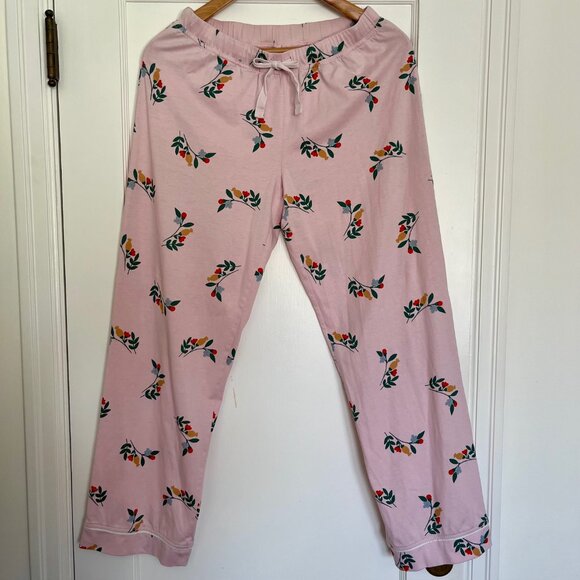 Hanna Andersson Pink Floral Pajamas | 2 Piece Set | Size S - Picture 2 of 8